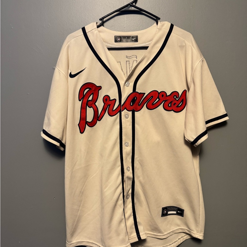 Nike Cream Athletic Jersey